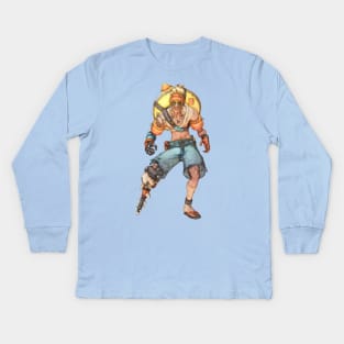 Junkrat as Beachrat, Overwatch Kids Long Sleeve T-Shirt